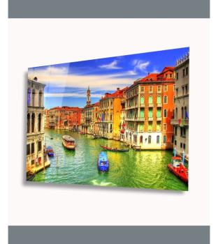 Venedig Art Design rechteckiges spezial Glasbild!